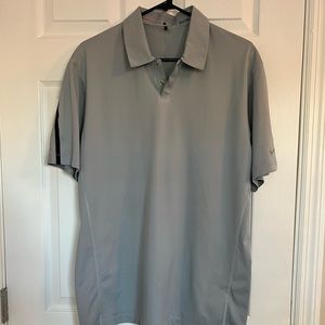 Men’s Nike Tiger Wood’s Collection gray golf shirt, size large